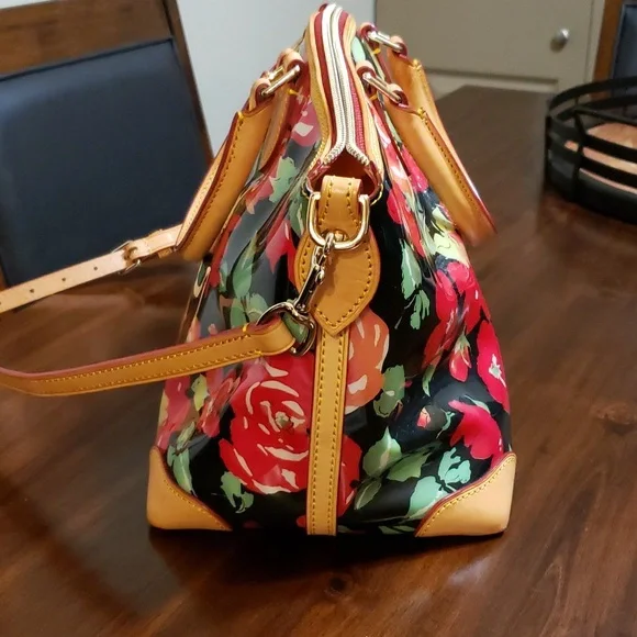 Dooney & Bourke Patent Leather Floral Bag - Picture 2 of 7